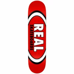Real Classic Oval Deck-8.12" Red