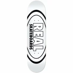 Real Classic Oval Deck-8.38" White
