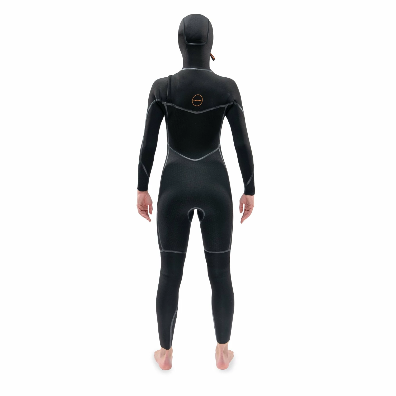 Dakine Womens Cyclone 5/4mm Zip Free Hooded Wetsuit - Black - Image 4