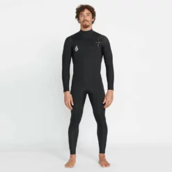 Volcom Modulator 3/2mm Chest Zip Wetsuit - Black 23