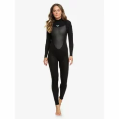 Roxy Prologue Womens 5/4/3mm Back Zip Wetsuit - Black