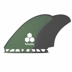 Futures Fins - Britt Merrick Keel Twin Fin - Green/Gray
