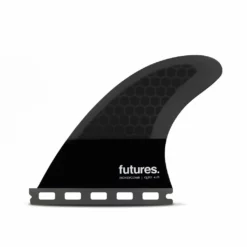 Futures Fins - QD2 4.15 Flat HC Quad Rear Fin Pair - Dark Grey/Black