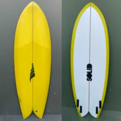 Solid Surfboards - 5'6" Throwback Retro Fish Surfboard