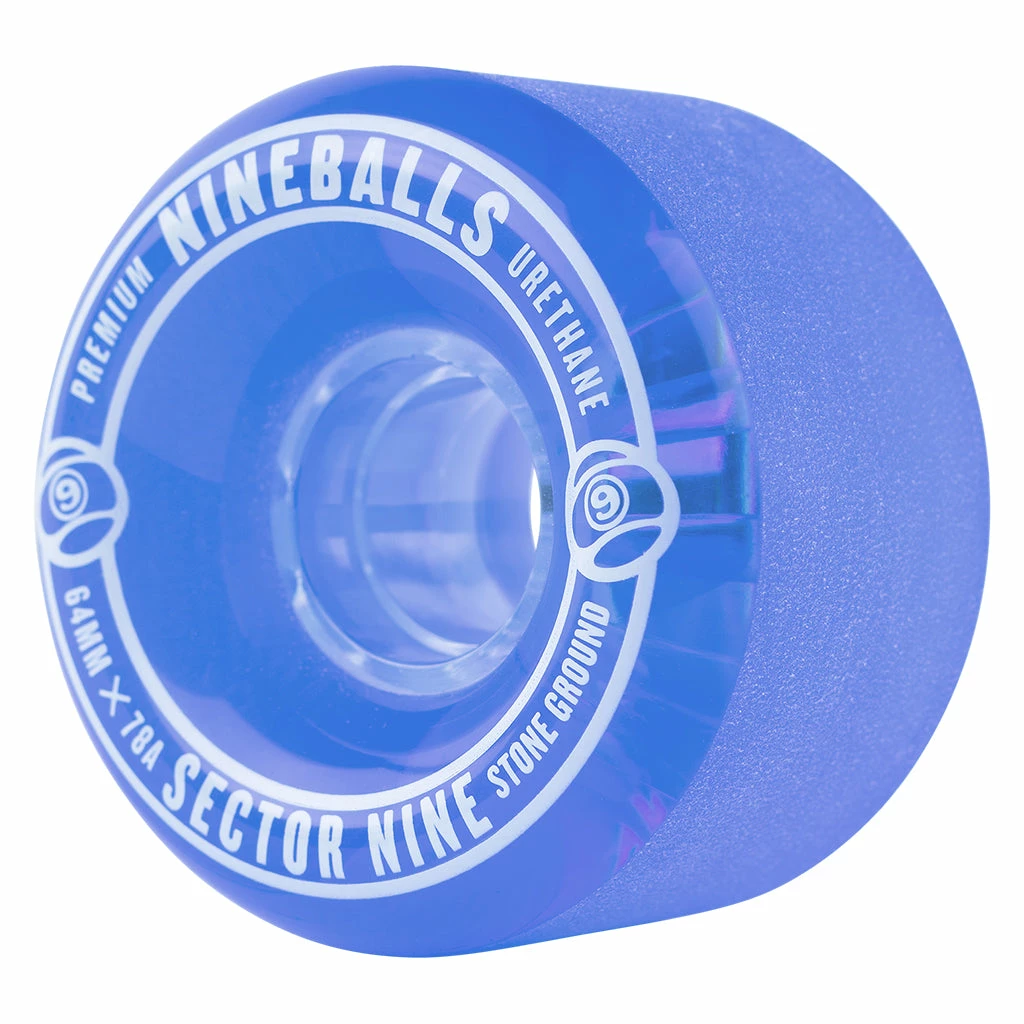 Sector 9 64mm 78A Nineballs Wheel Set - Light Blue