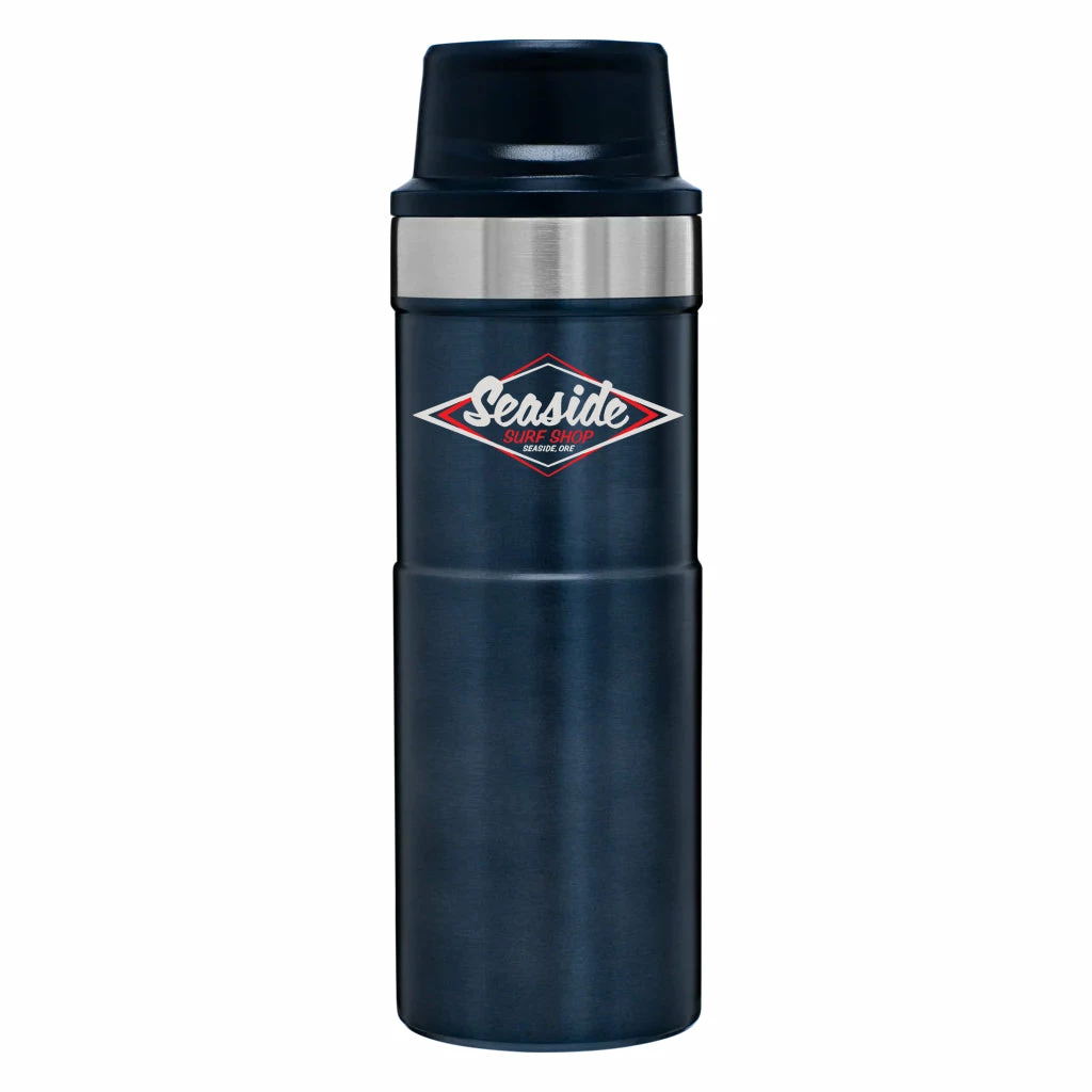Seaside Surf X Stanley Classic Trigger Action Travel 16oz Mug - Nightfall