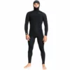 Quiksilver Men's 5/4/3mm Everyday Sessions Hooded Chest Zip Wetsuit - Black