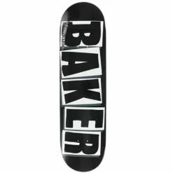 Baker Skateboards Brand Logo 8.25" Deck - Black/White