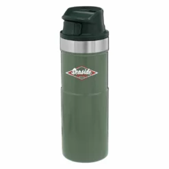 Seaside Surf X Stanley Classic Trigger Action Travel 16oz Mug - Hammertone Green