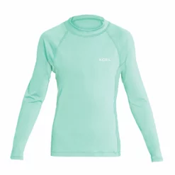 Xcel Girls Premium Stretch L/S UV Rashguard - Pistachio